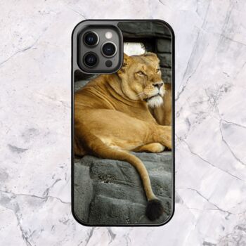 Lioness Relaxing iPhone Case, 2 of 4