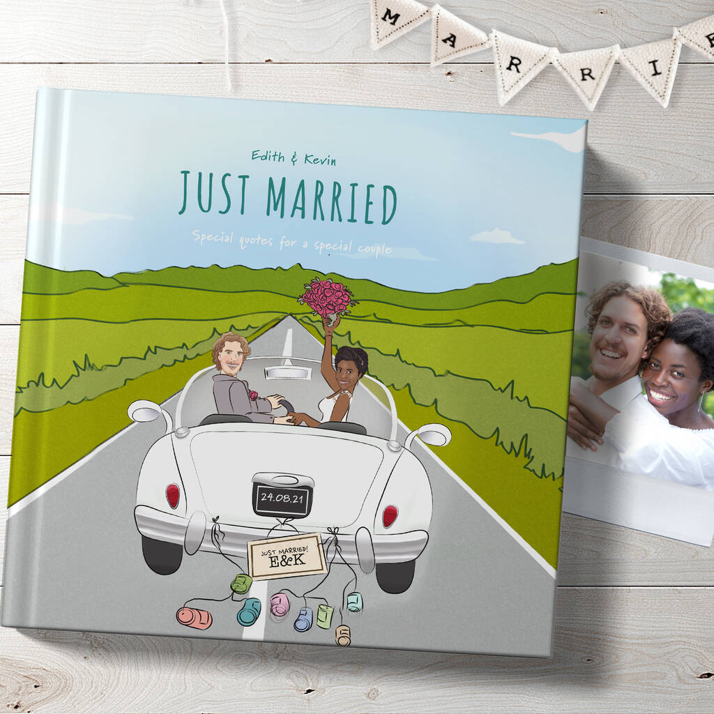 Personalised Mr And Mrs 'Just Married' Book, 1 of 12