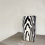 Ceramic Zebra Vase, thumbnail 1 of 3