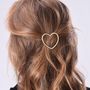 Gold Heart Hair Clip, thumbnail 1 of 8