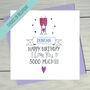 I Love You Personalised Birthday Card, thumbnail 1 of 3