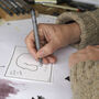 'Hippopottymouth' Naughty Hippo Cartoon, thumbnail 2 of 5