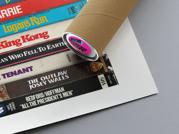 50th Birthday Films From 1976 Personalised Print, 7 of 9