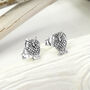 Sterling Silver And Gold Tiny Owl Stud Pack, thumbnail 3 of 4
