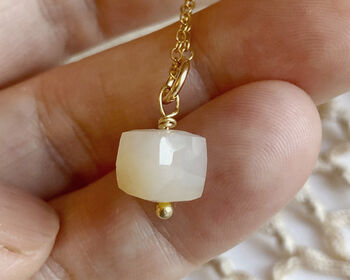 Gemstone Cube Necklace, 4 of 8