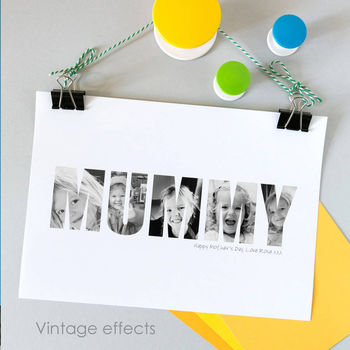 Personalised Mummy Photo Gift Print, 7 of 9