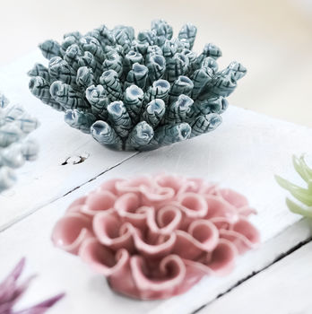 Porcelain Flower Coral Decorations, 6 of 7