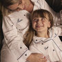 Personalised Mum And Child Navy Star Pyjama Set, thumbnail 1 of 12