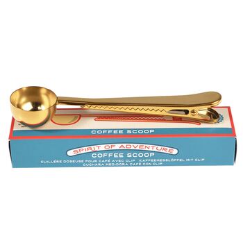 Gold Coffee Scoop With Clip, 2 of 5