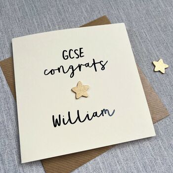 Gcse Exam Congratulations Personalised Card, 2 of 2