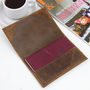 Personalised Leather Passport Holder, thumbnail 3 of 12