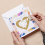 Personalised Brush Strokes Mother's Day Scratch Card, thumbnail 1 of 4