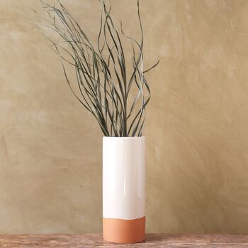White Glaze Dipped Vase, H22cm, 7 of 7