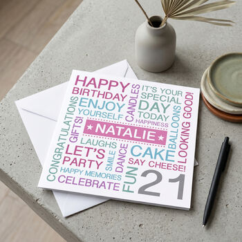 Personalised Any Age Birthday Card, 3 of 4
