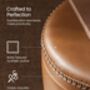 Storage Ottoman Synthetic Leather Dressing Table Stool, thumbnail 4 of 6