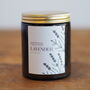 Lavender Botanical Soy Candle Hand Poured Soy Candle, thumbnail 1 of 3