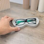 Grey Glasses Holder, Eye Glass Tray And Eyewear Case, thumbnail 5 of 11