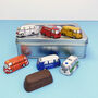 Gift Tin Of Chocolate Camper Vans, thumbnail 3 of 6