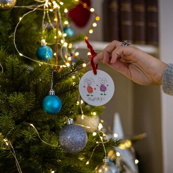 Personalised Christmas Decoration With Child's Drawing, 12 of 12