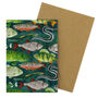 Flumens Freshwater Fish Print A6 Greetings Cards, thumbnail 5 of 7