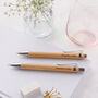 Personalised Engraved Wooden Congratulations Pen, thumbnail 2 of 4
