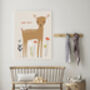 Hello Deer Nursery Art Print, thumbnail 2 of 3
