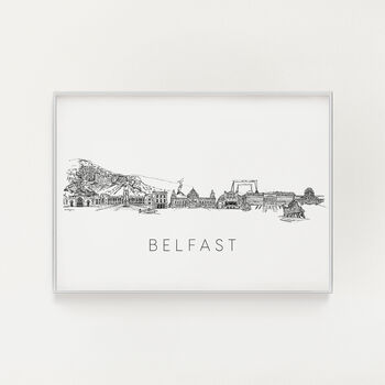 Belfast Ireland Skyline Art Print, 3 of 5