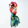 Abstract Colourful Poppy Scarf Gift For Women Birthday Gift For Friend, thumbnail 5 of 8