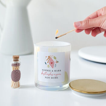 New Home Scented Candle Housewarming Gift, 10 of 10