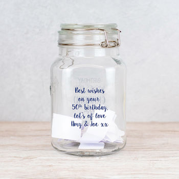 Personalised Birthday Wish Jar, 4 of 9