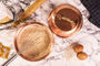 Solid Copper Mixing Bowl With Lid, Two Pieces, thumbnail 1 of 9