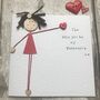 Personalised Dollie Valentine Card, thumbnail 1 of 2