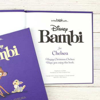 Personalised Disney Bambi Gift Boxed Book, 2 of 3