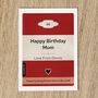 Personalised Birthday Card For Her Paperback Book Cover, thumbnail 7 of 7