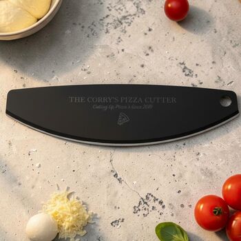 Personalised Wooden Pizza Cutter, 4 of 9