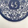 Personalised 45th Wedding Anniversary Paper Cut, thumbnail 4 of 8