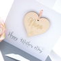 Grandma Mothers Day Wooden Heart Card, thumbnail 3 of 9