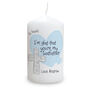 Personalised Godfather Pillar Candle, thumbnail 2 of 2