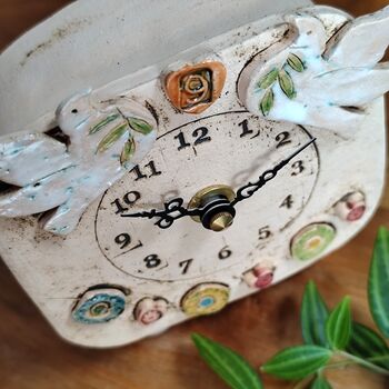 9th Wedding Anniversary Gift Mantel Clock, 5 of 7