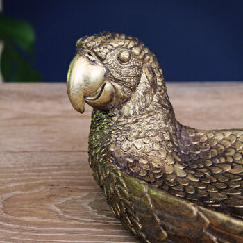 Gold Parrot Dish Serving Platter, 3 of 4