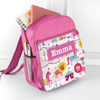 Personalised Circus Rucksack, 6 of 12