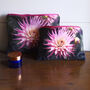 Dahlia Velvet Makeup And Travel Pouch | Great Gift For Mum, thumbnail 5 of 11