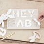 Wooden Puzzle Baby Shower Guest Book, thumbnail 1 of 3