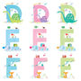 Personalised Alphabet Children's Thank You Cards, thumbnail 4 of 11