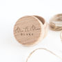 Personalised 'Mr And Mrs' Ring Box, thumbnail 1 of 4