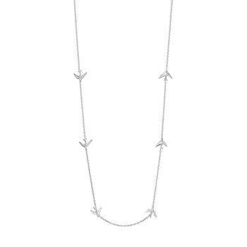 Sterling Silver Bluebird Station Necklace, 2 of 6