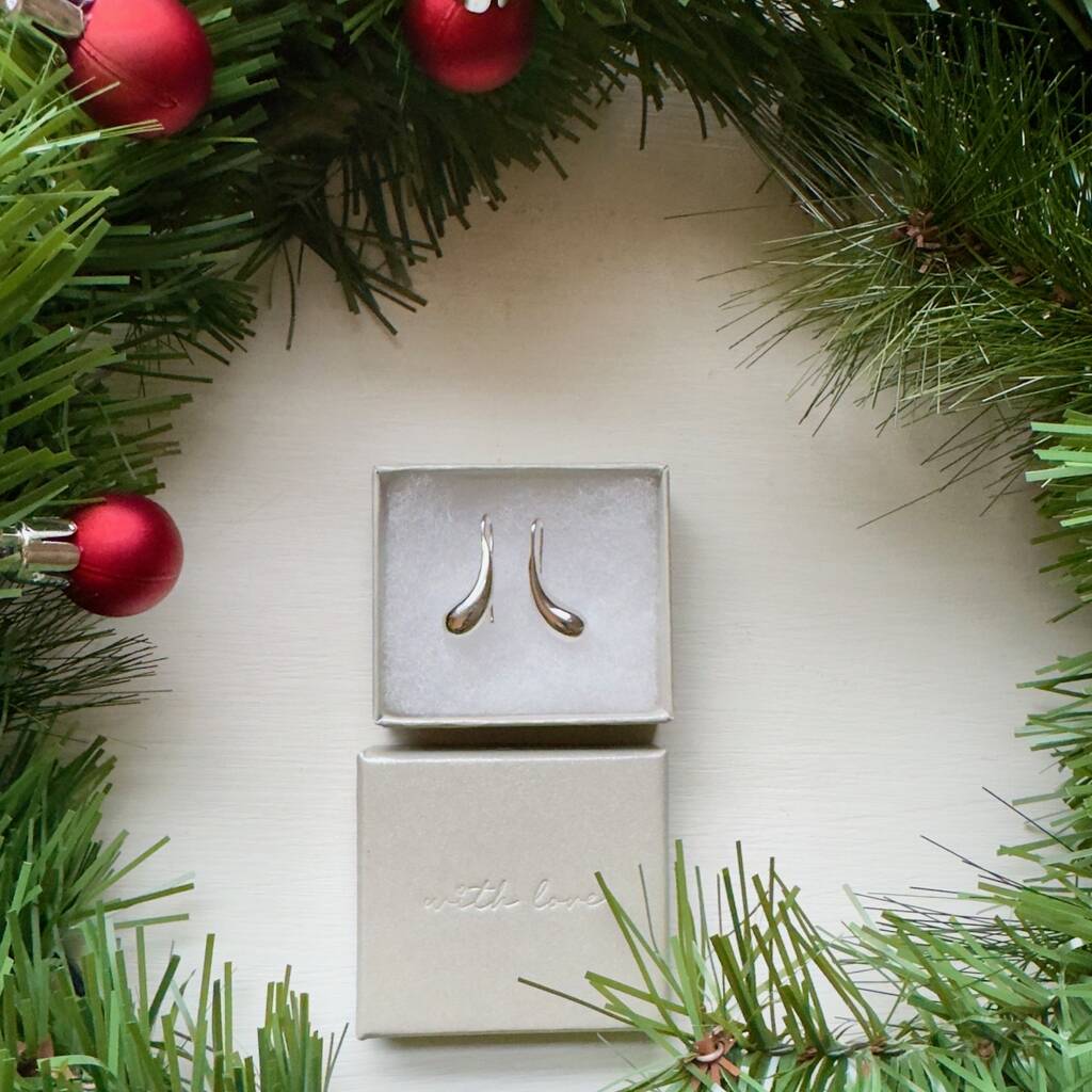 Tusk Drop Sterling Silver Earrings, 1 of 7