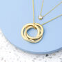 Personalised Russian Ring Layered Necklace, thumbnail 2 of 10