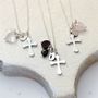 Personalised Cross Charm Necklace, thumbnail 1 of 12