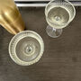 Vintage Champagne Coupe Glasses Set, thumbnail 2 of 2